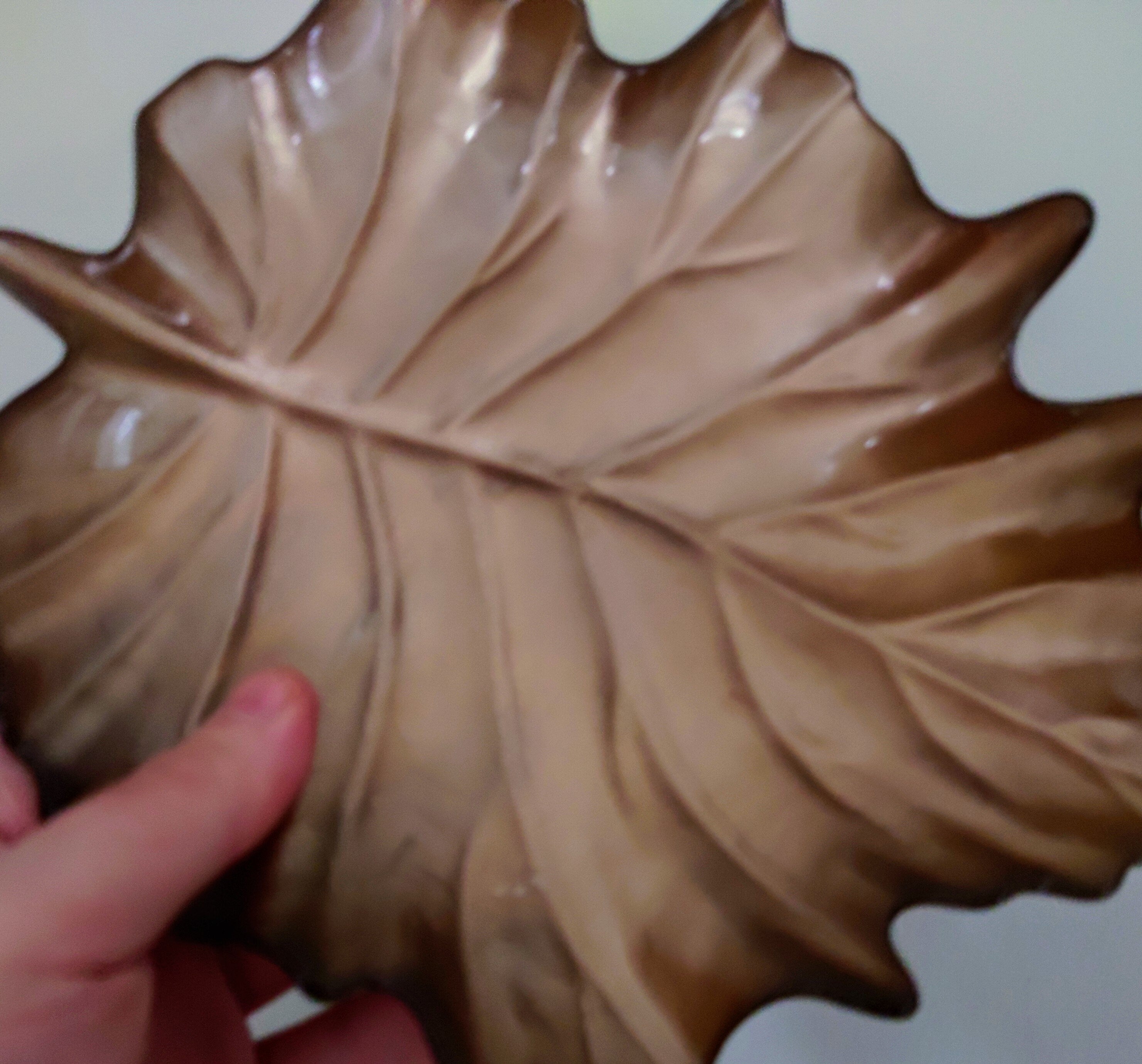 Vintage Gold Leaf Dish Glass Maple Leaf with Lustre effect  Key Dish Decorative Ornamental Leaf Décor Homeware