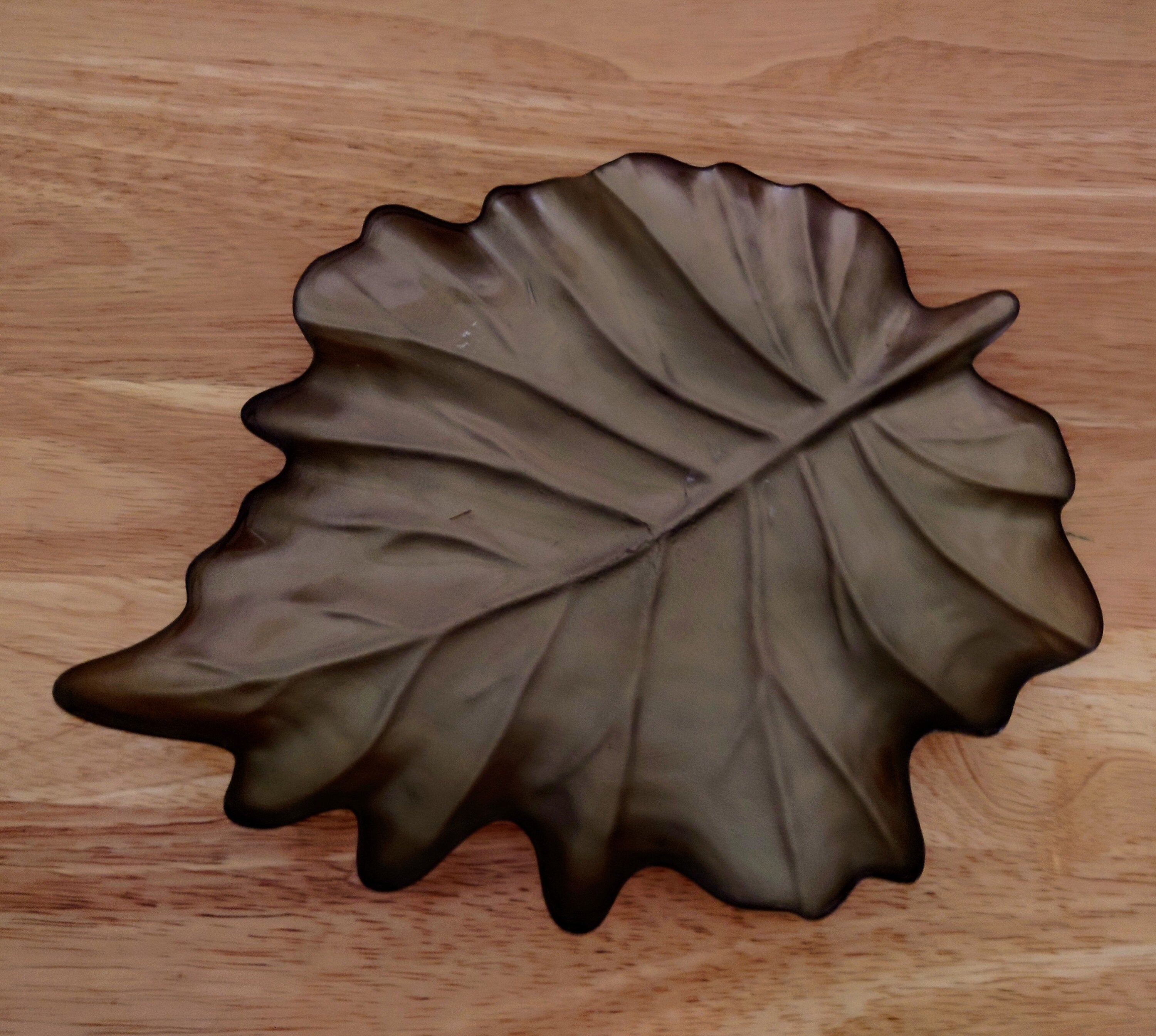 Vintage Gold Leaf Dish Glass Maple Leaf with Lustre effect  Key Dish Decorative Ornamental Leaf Décor Homeware