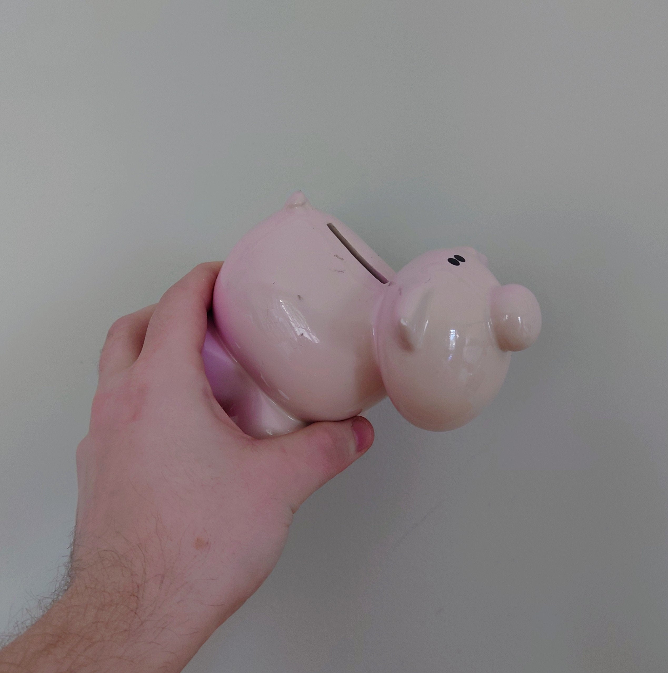 Vintage Piggy Bank Kitsch Money Box Pig Piggybank Ceramic Piggy Bank Tip Box Coin Bank Pig Figurine