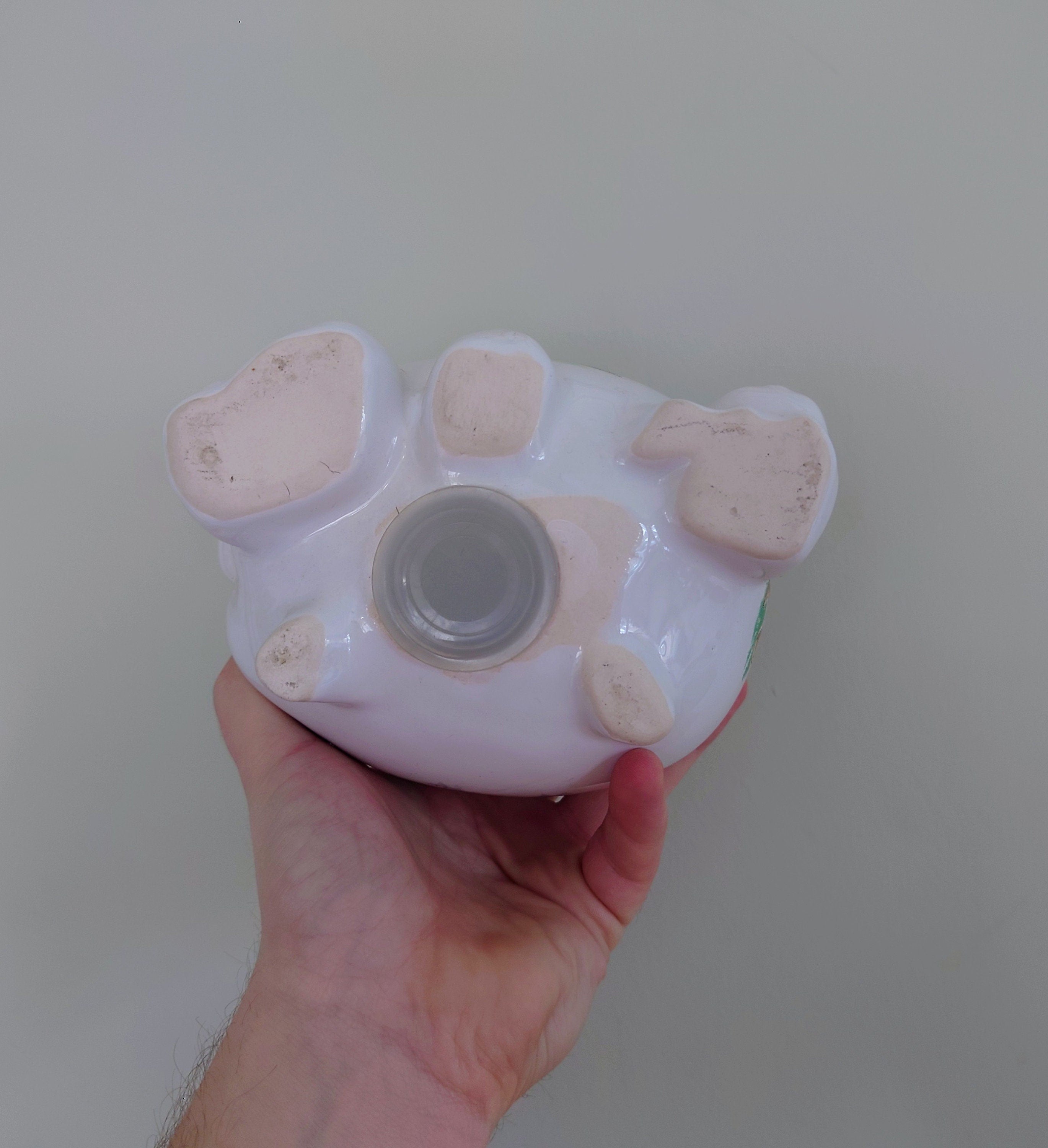 Vintage Piggy Bank Kitsch Money Box Pig Piggybank Ceramic Piggy Bank Tip Box Coin Bank Pig Figurine