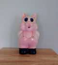 Vintage Large Piggy Bank Kitsch Money Box Pig Piggybank Ceramic Piggy Bank Tip Box Coin Bank Pig Figurine Cash Box