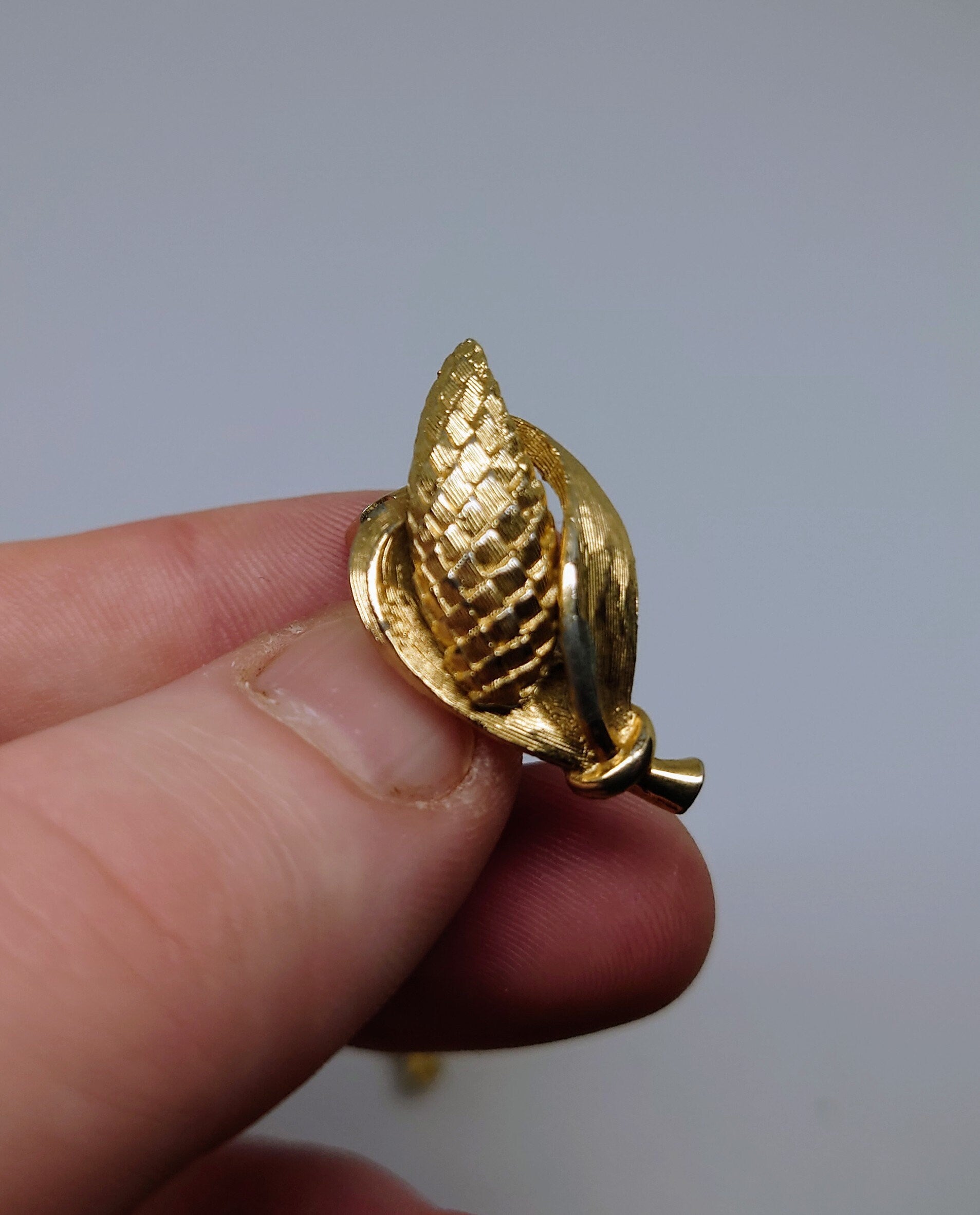Vintage Earrings Corn Gold Tone Sweetcorn 1950's/60's Clip On Gold Tone Costume Jewellery Jewelry Earrings Novelty Clip on Gold Metal