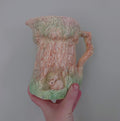 Vintage Vase Sylvac Ceramic Lustre Bird Vase  Marked Pottery Vase Flower Earthenware Mid Century rabbit Glazed Pottery Vase