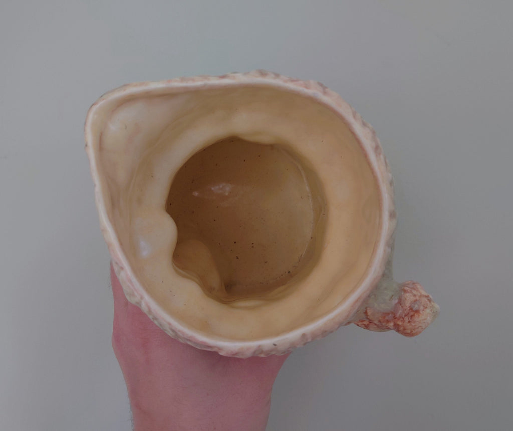 Vintage Vase Sylvac Ceramic Lustre Bird Vase  Marked Pottery Vase Flower Earthenware Mid Century rabbit Glazed Pottery Vase