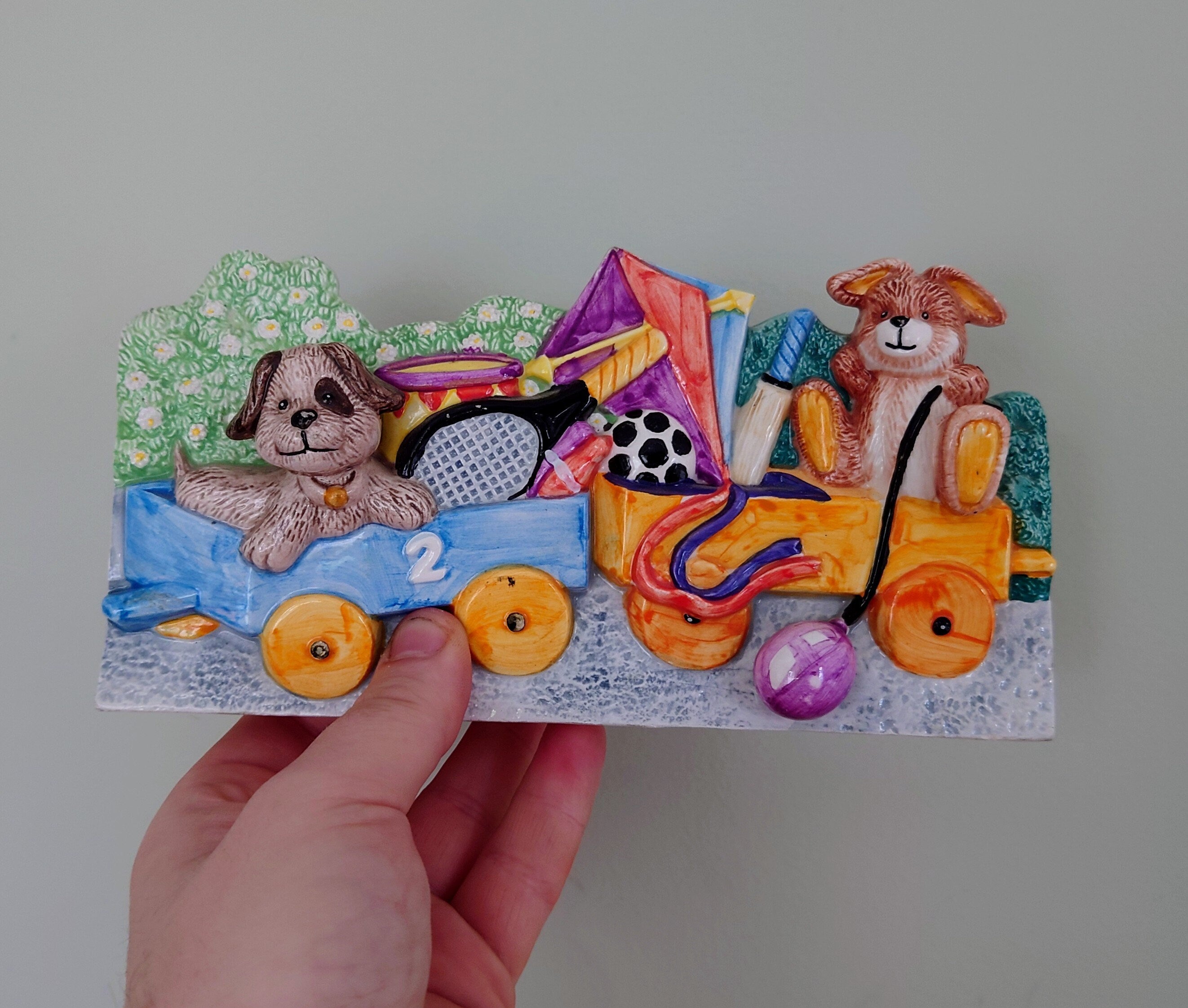 Nursery Sign Dogs Nursery Cute Décor Kitsch Cute Ornament Figurine  Signage Home Décor Table Sign housewarming gift Children's Plaque