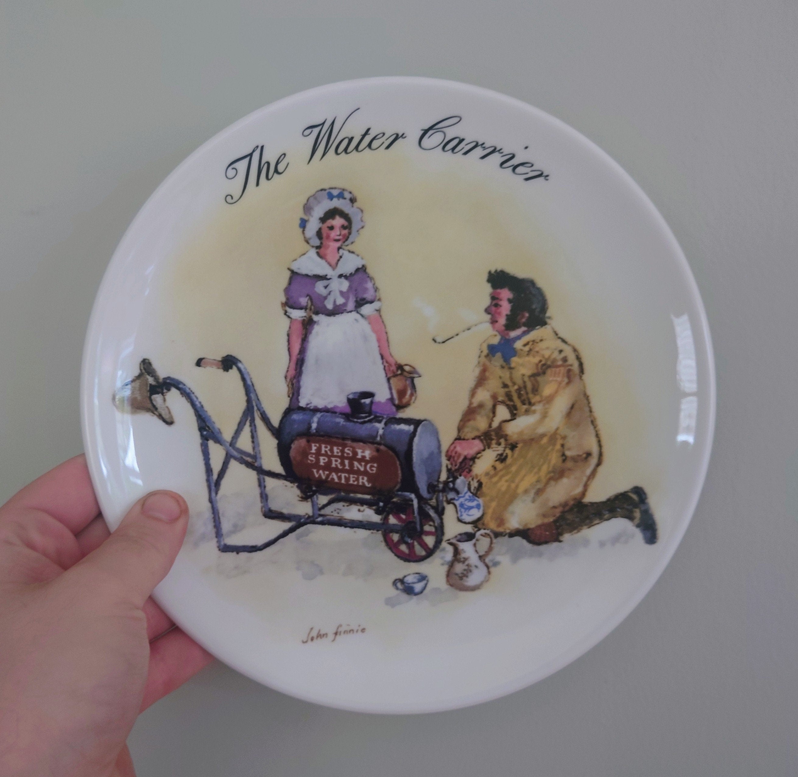 Vintage Wall Plate Wedgewood 'The Street Sellers of London Series' Fine Bone China Decorative Plate Collectable Wedgewood Boxed Plate 1987