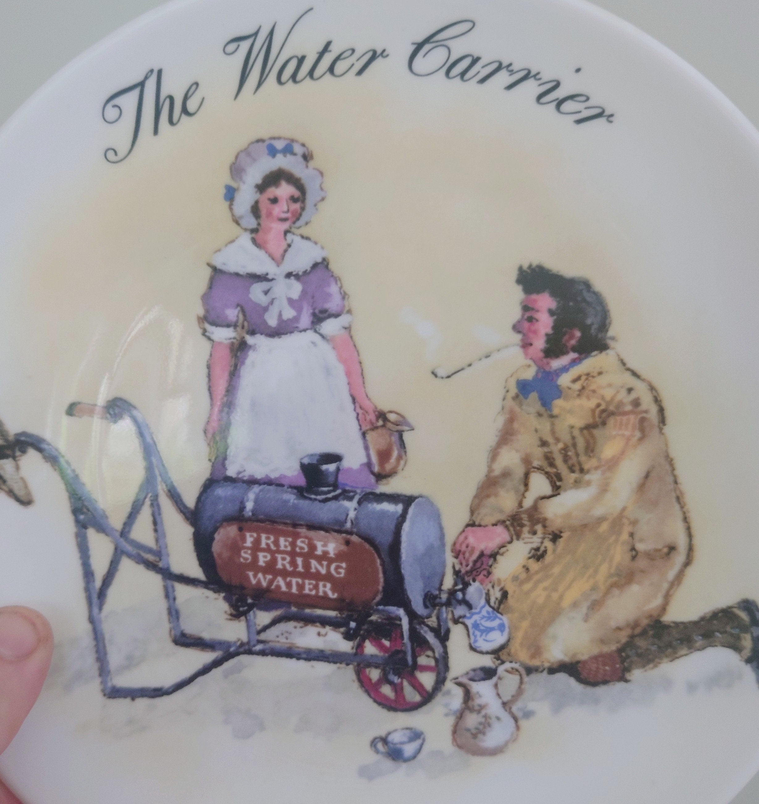 Vintage Wall Plate Wedgewood 'The Street Sellers of London Series' Fine Bone China Decorative Plate Collectable Wedgewood Boxed Plate 1987