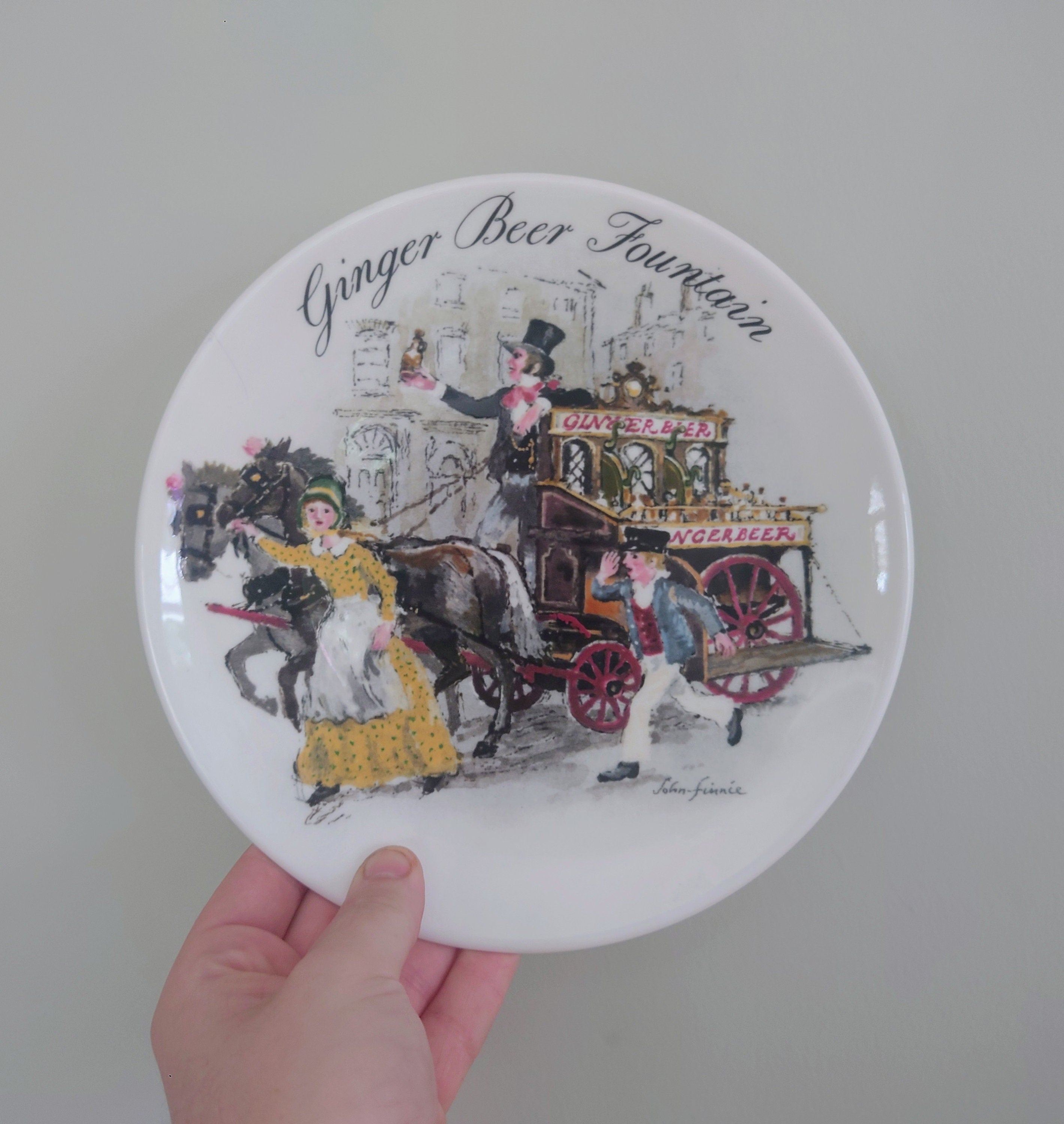 Vintage Wall Plate Wedgewood 'The Street Sellers of London Series' Fine Bone China Decorative Plate Collectable Wedgewood Boxed Plate 1987