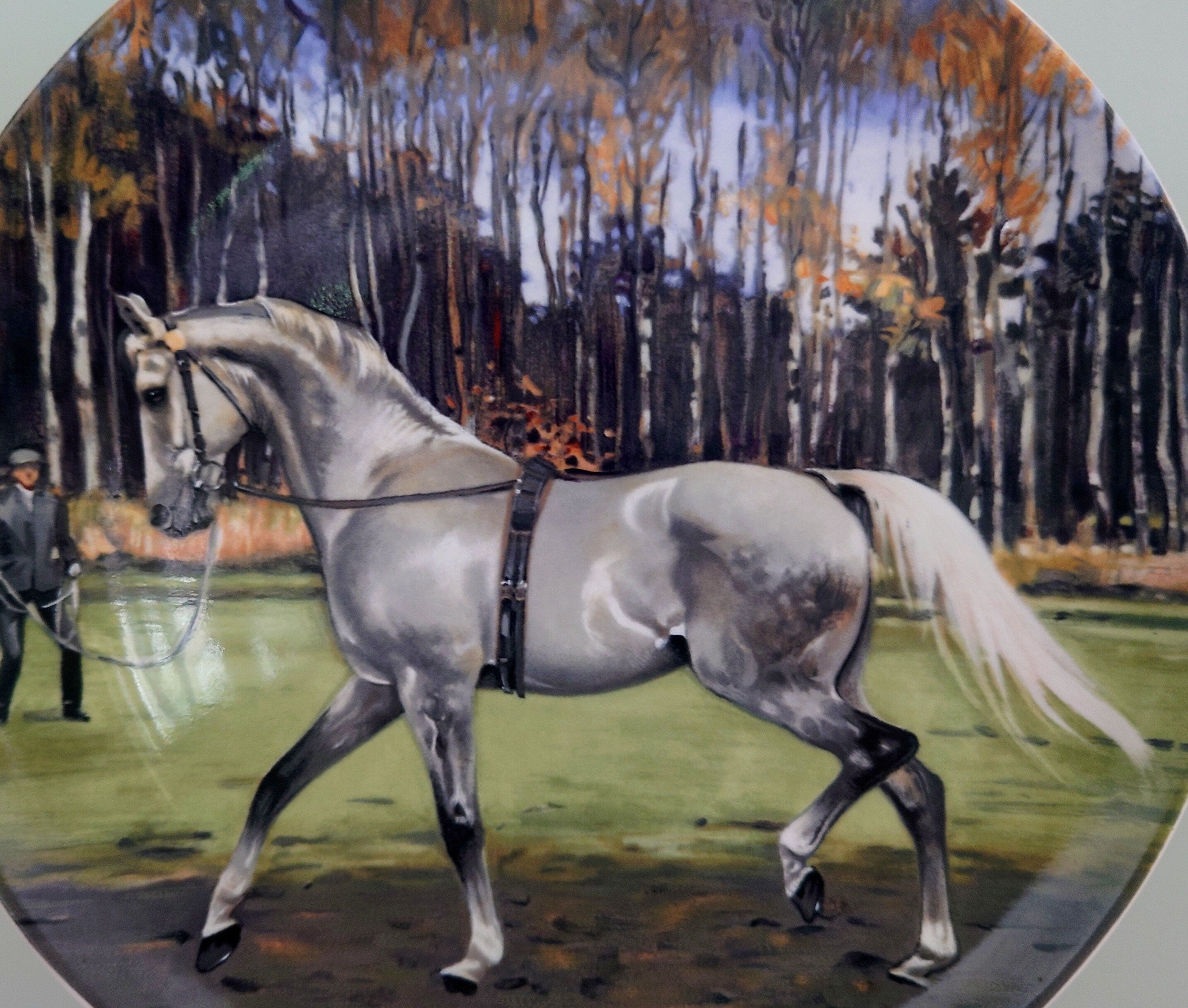 Vintage Horse Wall Plate Spode 'The Nobel Horse Collection' Fine Bone China Decorative Plate Collectable Spode Horse Boxed Plate 1988