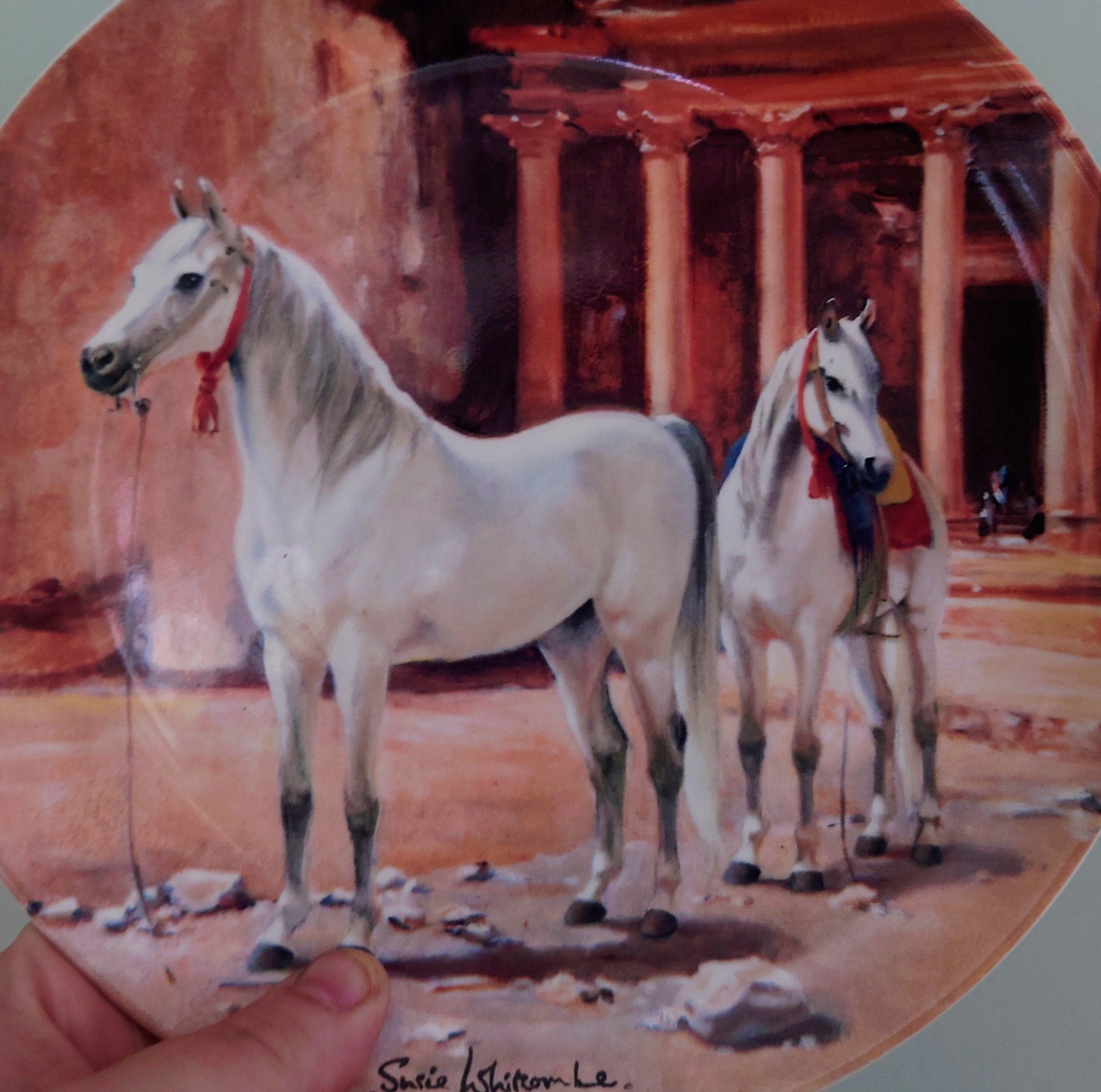 Vintage Horse Wall Plate Spode 'The Nobel Horse Collection' Fine Bone China Decorative Plate Collectable Spode Horse Boxed Plate 1988