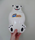 Vintage Bear Cookie Jar Biscuit Jar  kitsch kitchen McVities Iced Gems White Polar Bear Novelty Biscuit Barrel Cookie Storage Jar Barell