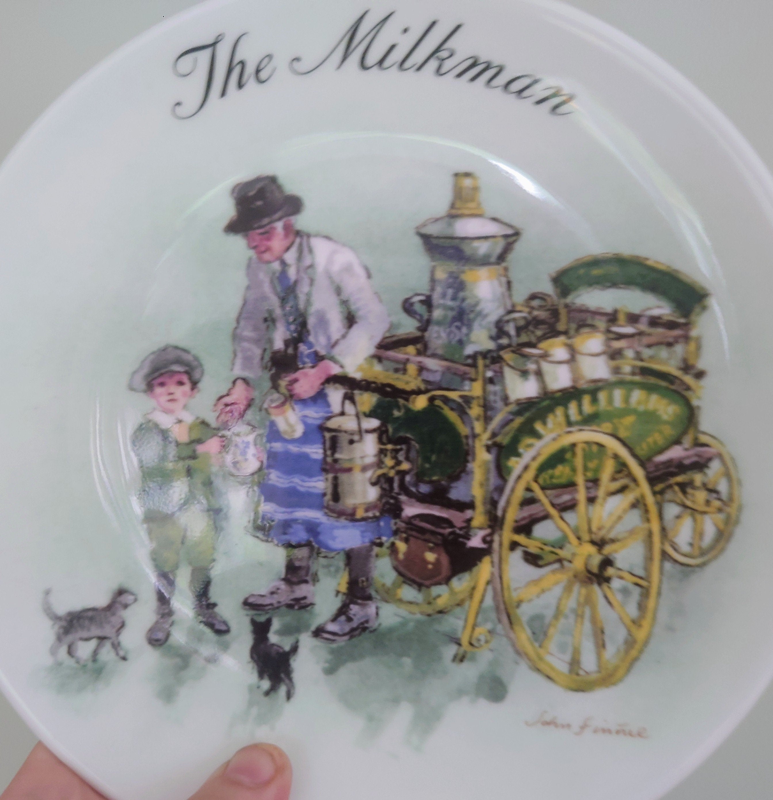 Vintage Wall Plate Wedgewood 'The Street Sellers of London Series' Fine Bone China Decorative Plate Collectable Wedgewood Boxed Plate 1987