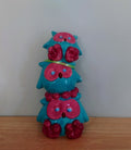 Vintage Owl Piggy Bank Kitsch Money Box Pig Piggybank Ceramic Piggy Bank Owl stack Tip Box Coin Bank Pig Figurine