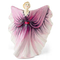Royal Doulton Figurine Isadora HN2938  Classic Pretty Lady by Peter Gee Lady in Purple Dress Vintage Lady Statue Pretty Ladies Porcelain