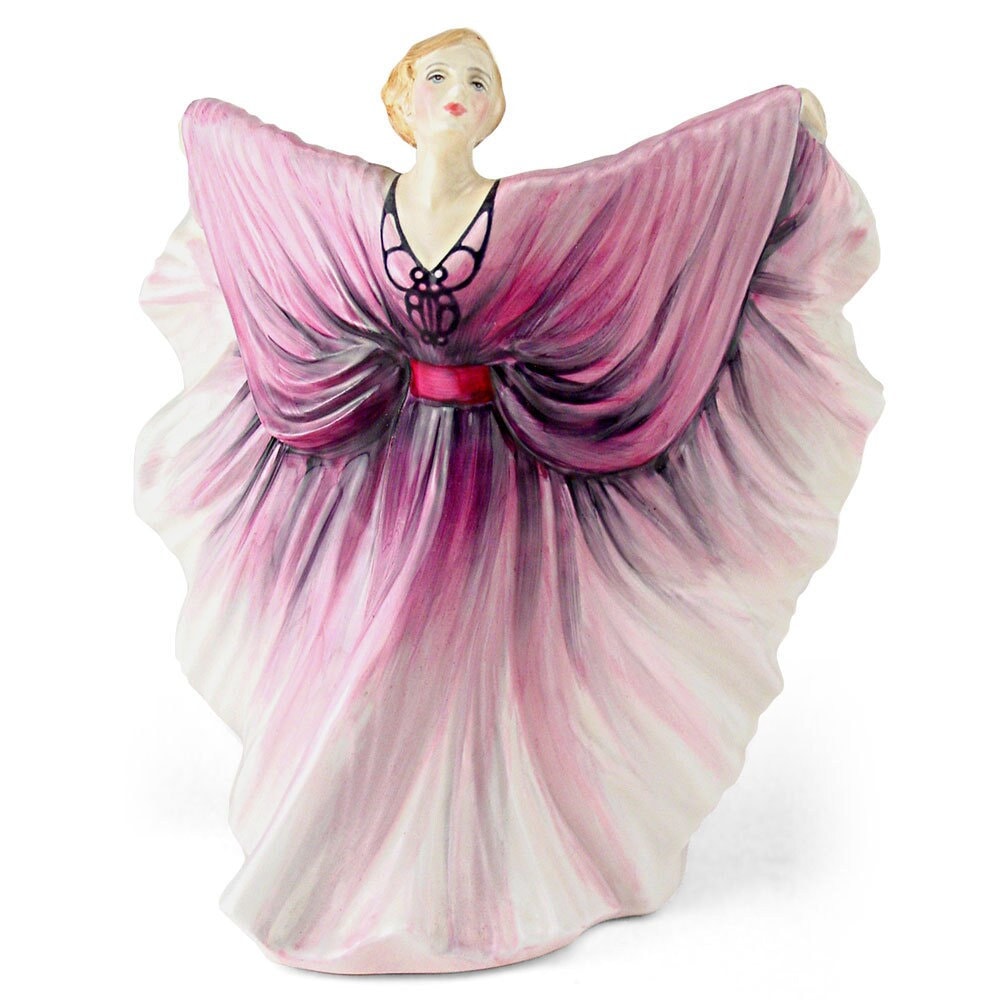 Royal Doulton Figurine Isadora HN2938  Classic Pretty Lady by Peter Gee Lady in Purple Dress Vintage Lady Statue Pretty Ladies Porcelain