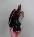 Vintage Hawk Bird Figurine Ceramic Bird of Pray Figure Bird Ornament Hawk/Eagle  Bird Statue Brown Eagle Golden Eagle Figurine