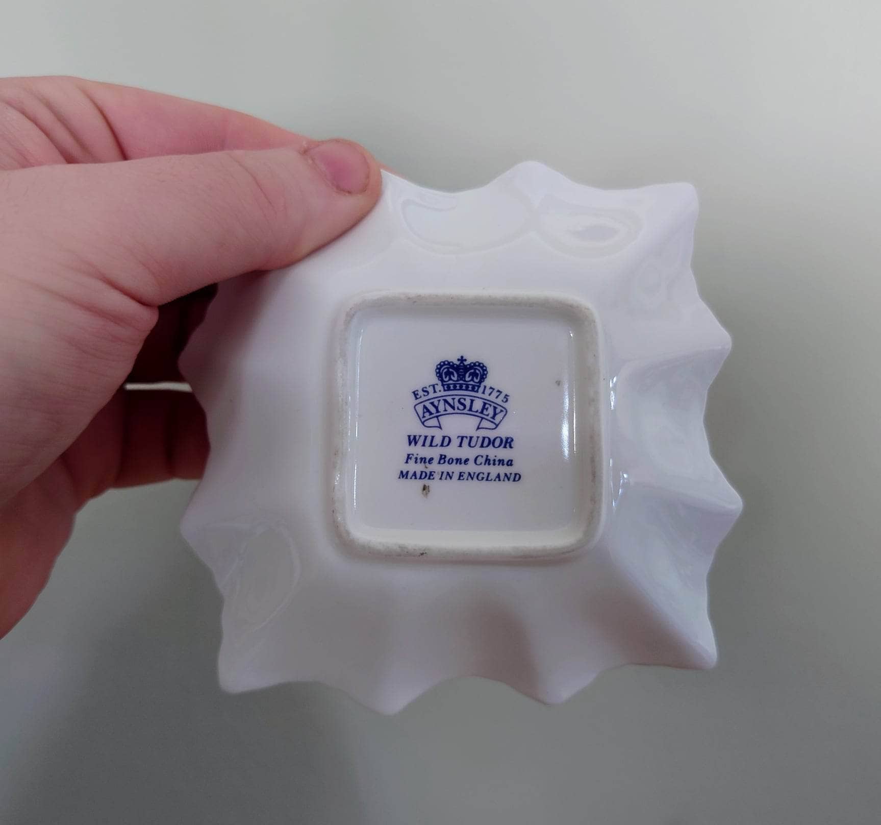 Pin dish  Wild Tudor Fine Bone China Porcelain Made in England Wild Tudor Pattern Collectable Vintage Plate