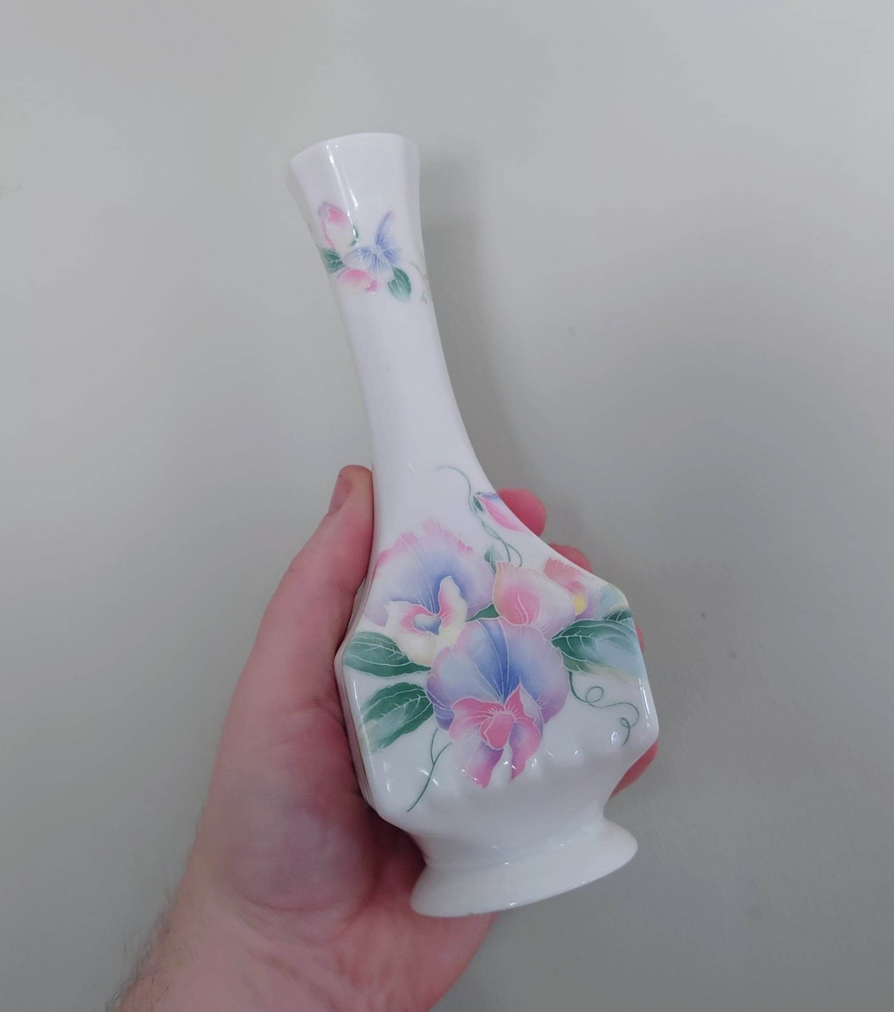 Little Sweetheart Aynsley Bud Vase Vase Porcelain Made in England Little Sweetheart Pattern Collectable Vintage