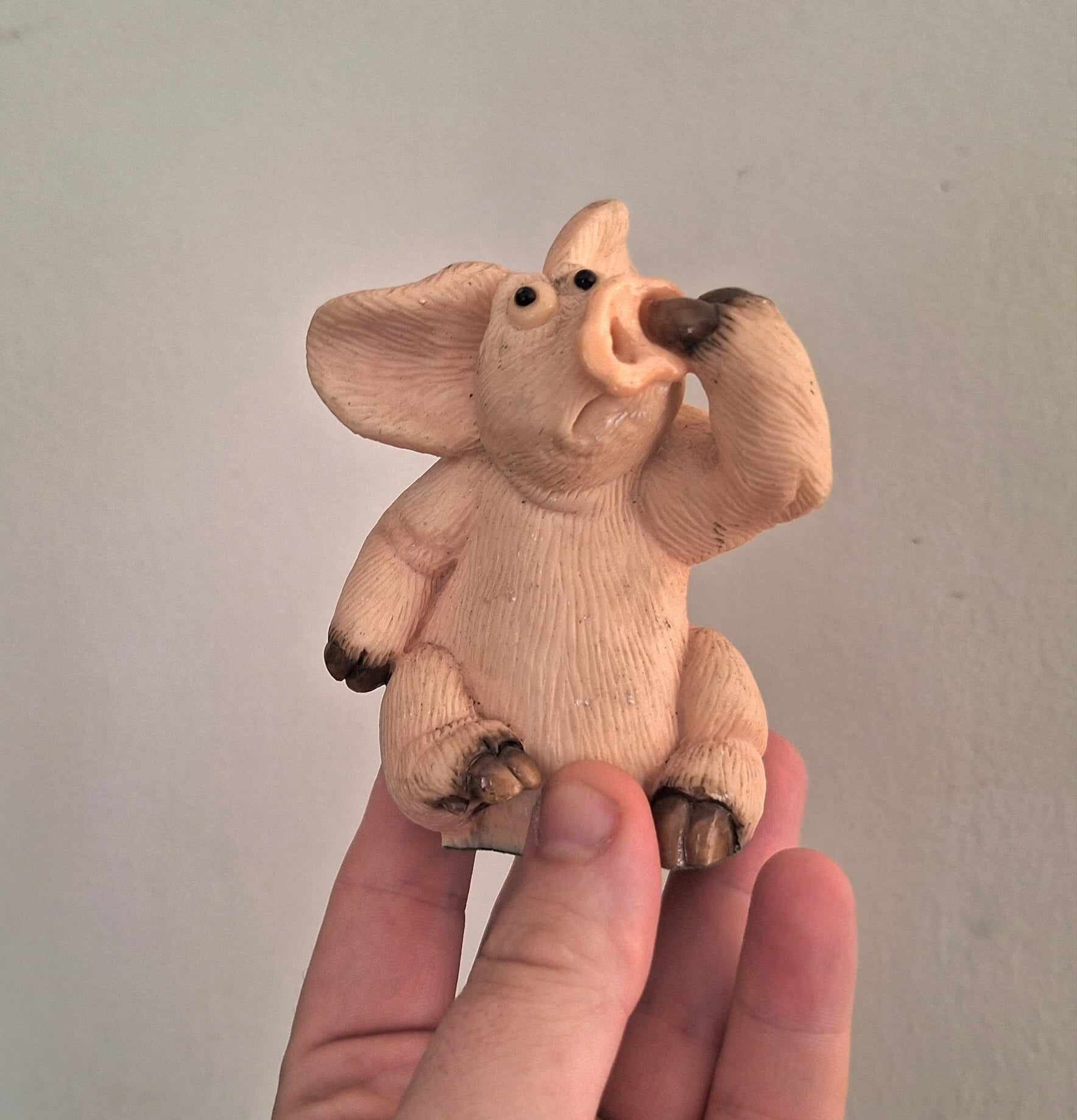Vintage Pig Figurine Pigtails Collectable Pig Ornament Kitsch Pig Statue Pig  Retired Piggin 'Bad Habits''