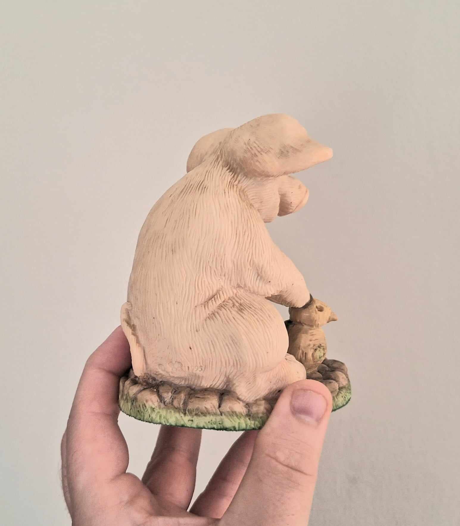 Vintage Pig Figurine Pigtails Collectable Pig Ornament Kitsch Pig Statue Pig  Retired Piggin 'Piggin Creeative'''