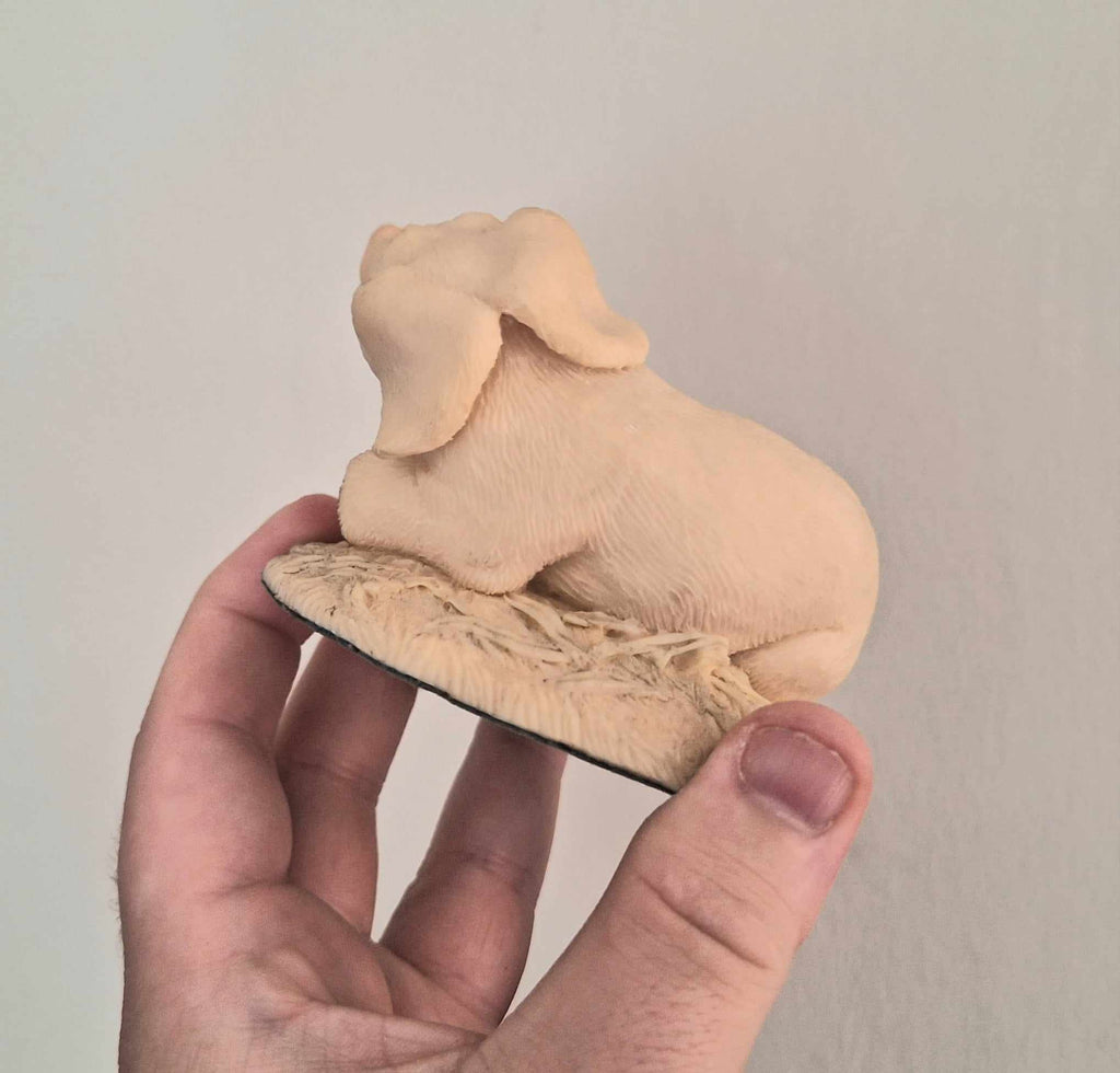 Vintage Pig Figurine Pigtails Collectable Pig Ornament Kitsch Pig Statue Pig  Retired Piggin 'Piggin Broody''