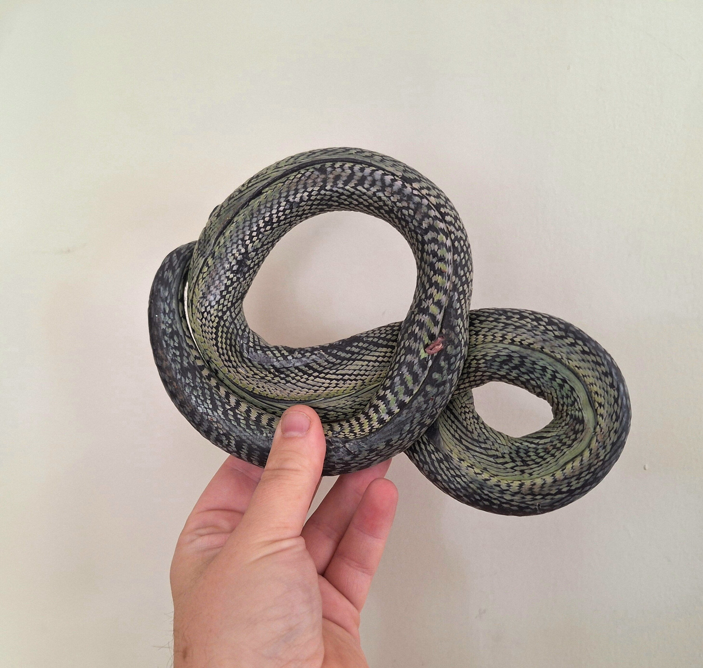 Handmade Cobra Snake Wax Candle - Handcrafted Snake Figurine Sculpture