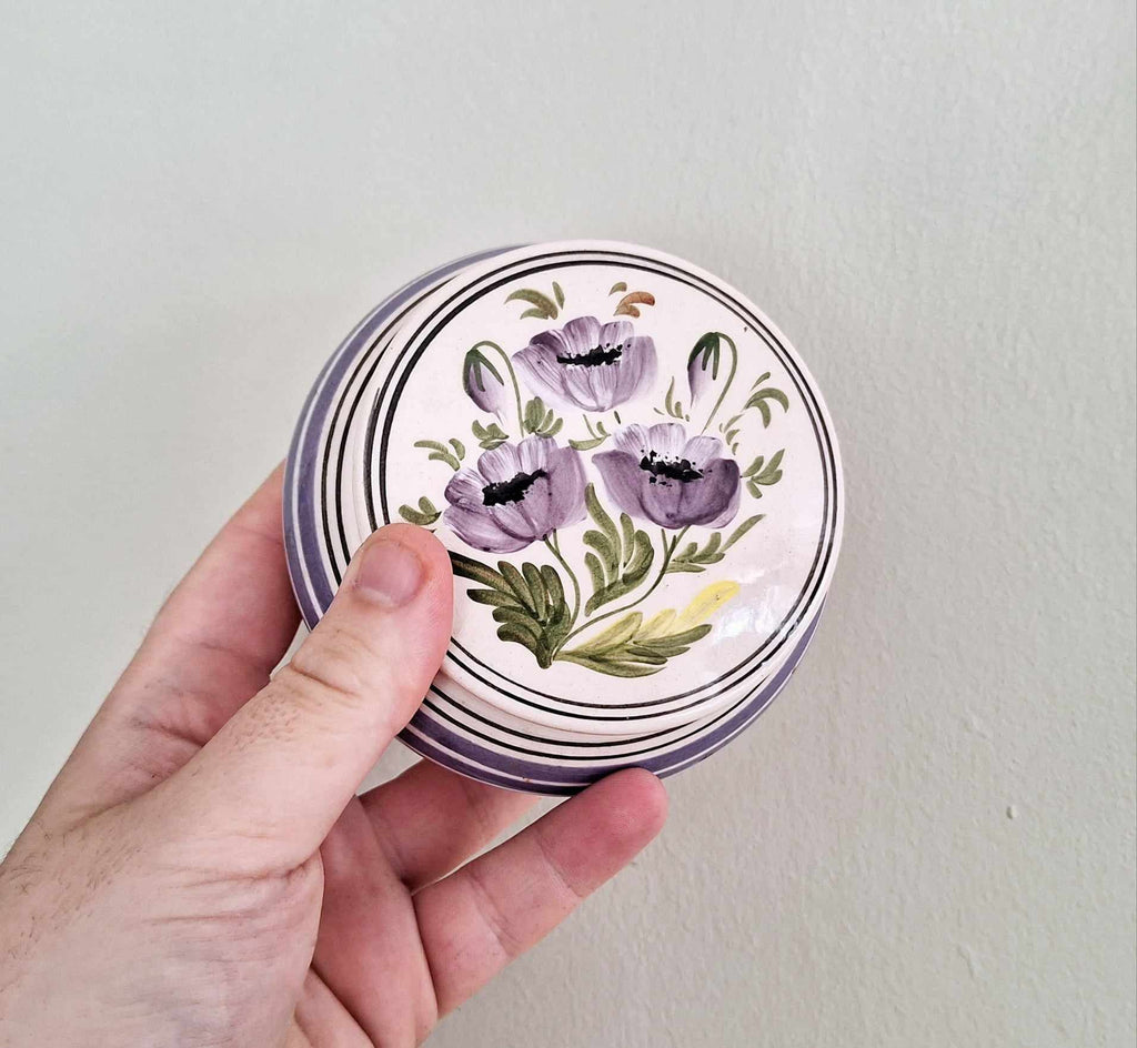 Vintage Trinket floral hand crafted Collection Bone China Trinket Box Porcelain Jewellery Dish/Tray Ring Dish