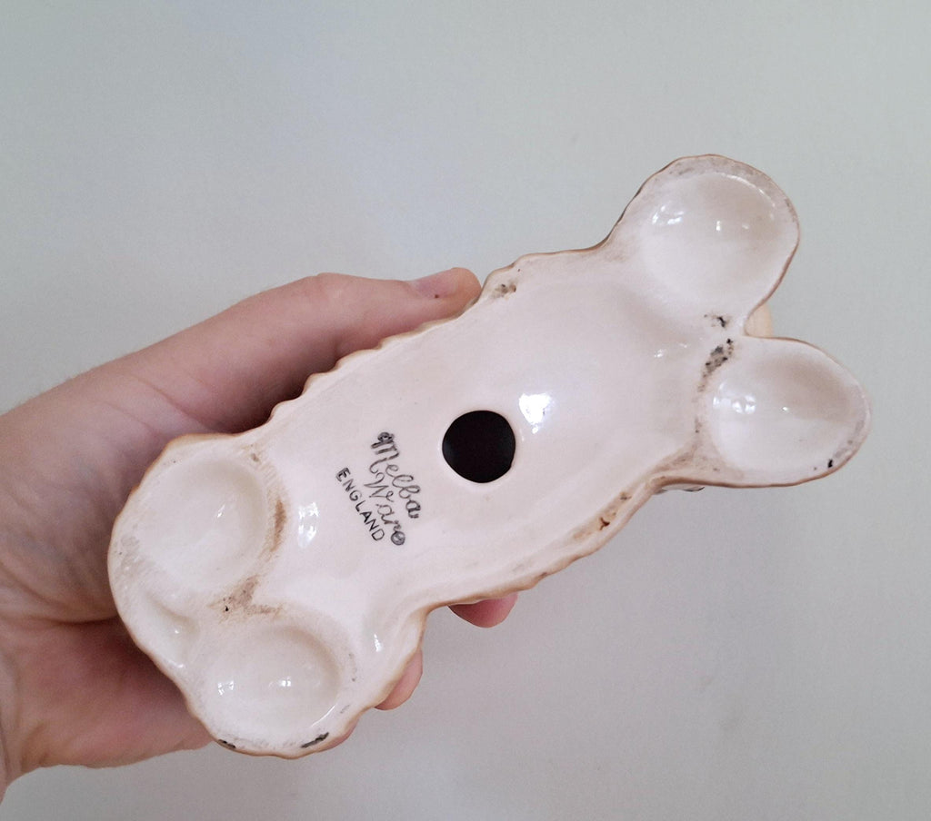 Vintage Melba Ware Yorkshire Terrier Figurine  Ceramic Yorkie Dog Statue  Made in England  Hand-Painted Pet Collectible