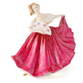 Royal Doulton Elaine HN3741 Figurine -7.5 Elegant Red Dress Peggy Davies Design