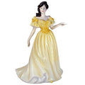 Rare Royal Doulton Caroline HN4395 Figurine, Elegant 8.25" Collectible by Nada Pedley, 2001