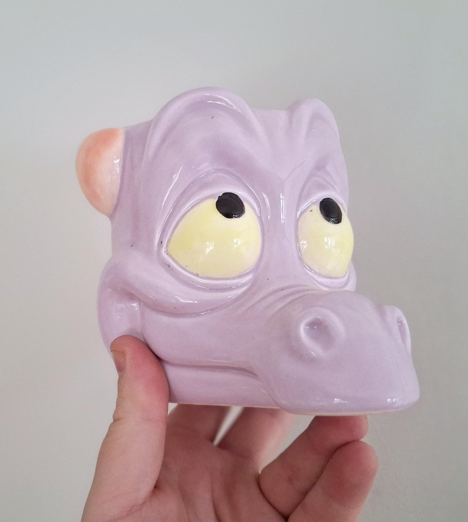 Rare Vintage Disney Figment Epcot Journey Into Imagination Mug  Purple Dragon Collectible
