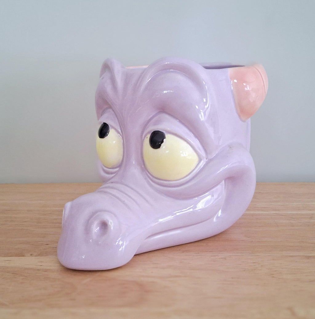 Rare Vintage Disney Figment Epcot Journey Into Imagination Mug  Purple Dragon Collectible