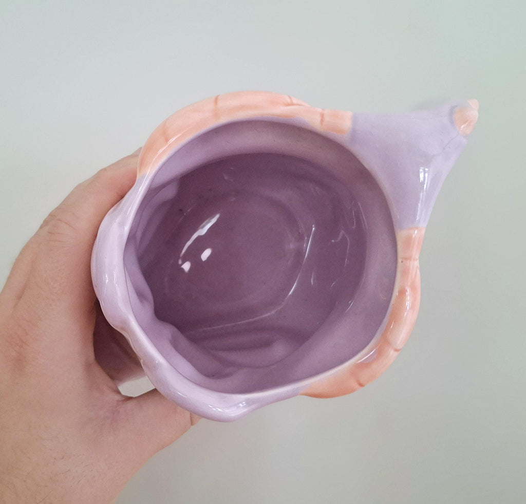 Rare Vintage Disney Figment Epcot Journey Into Imagination Mug  Purple Dragon Collectible