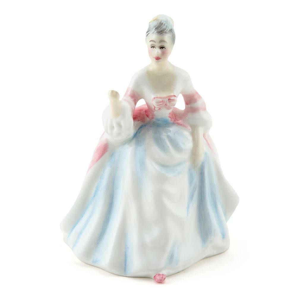 Rare Diana HN3310  Royal Doulton Figurine, Miniature Ladies Series, 4.25 Collectible