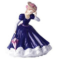 Royal Doulton Petite Figurine - Mary HN4802, Figure of the Year 2006, Dark Blue Dress with Pink Parasol