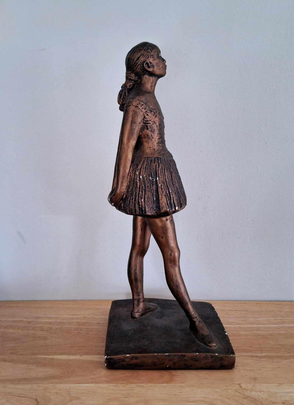 Vintage Sergey Eylanbekov Ballerina Sculpture for Alva Studios - Inspired by Edgar Degas - 16.5" Tall, Signed Alva 90