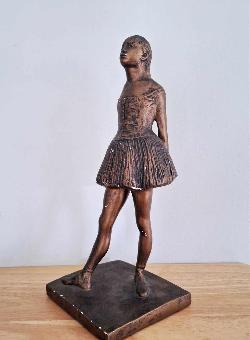 Vintage Sergey Eylanbekov Ballerina Sculpture for Alva Studios - Inspired by Edgar Degas - 16.5" Tall, Signed Alva 90