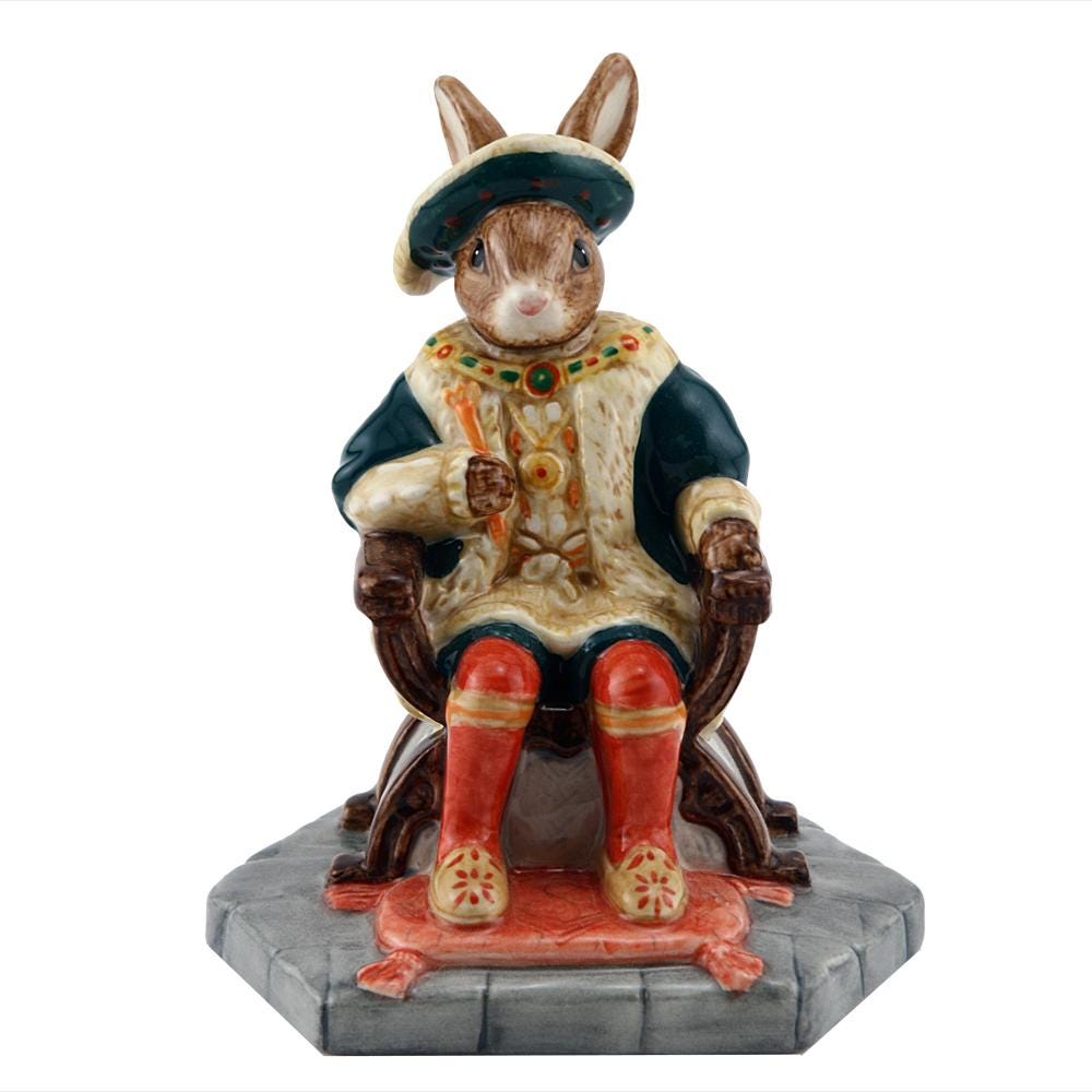 Royal Doulton Bunnykins Tudor Collection - Select Your Own Tudor Character Figurine | English Heritage Hand-Painted Collectibles