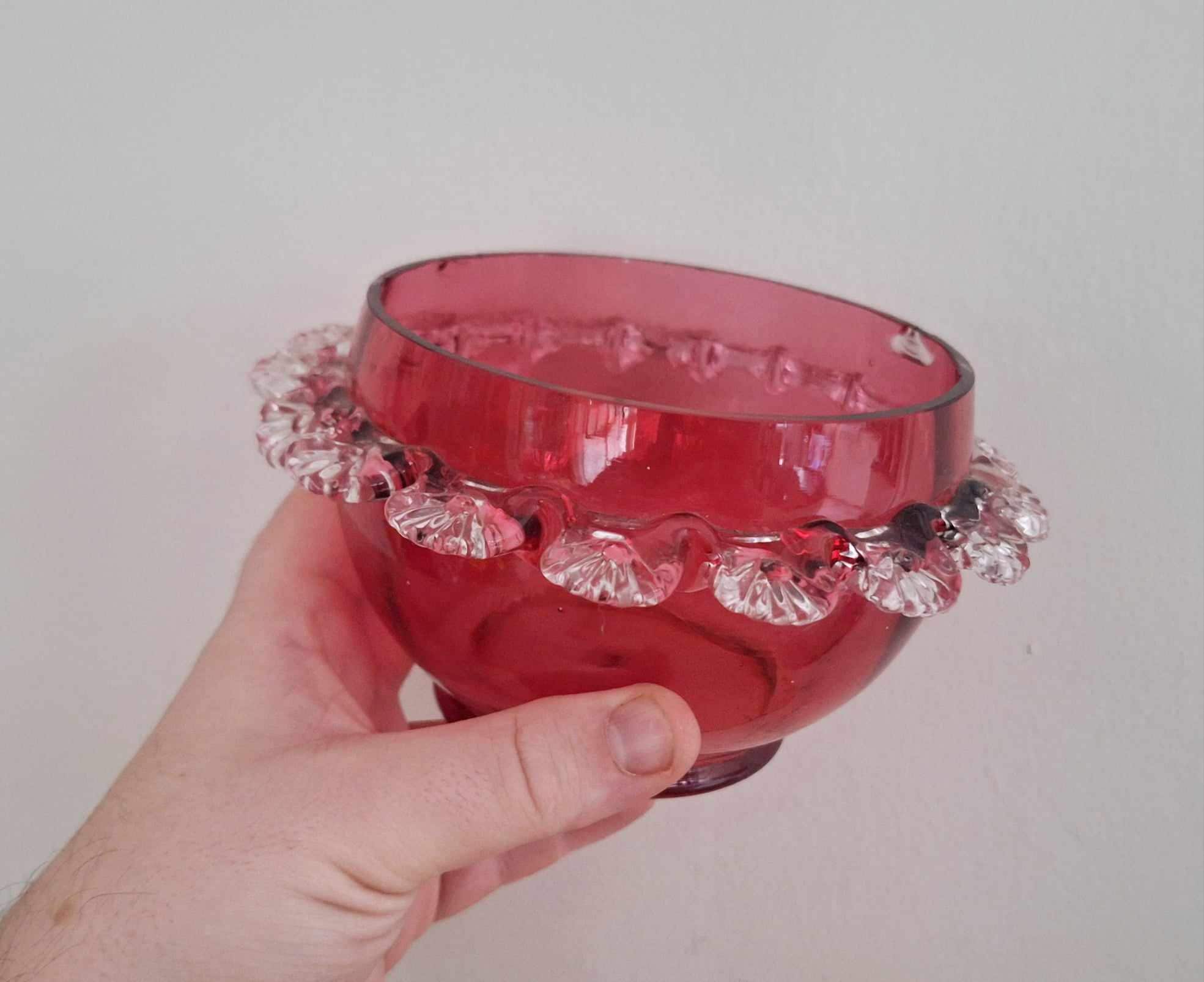 Select Your Own Ruby, Cranberry, or Green Glassware  Vintage Handcrafted Elegance  Bowls, Vases, and More