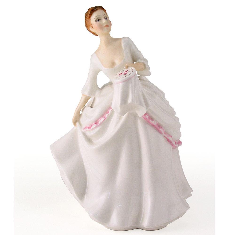 Carol HN2961 Royal Doulton Figurine Vanity Fair Ladies, 19th Century British High Society, Hand-Painted Bone China Collectible