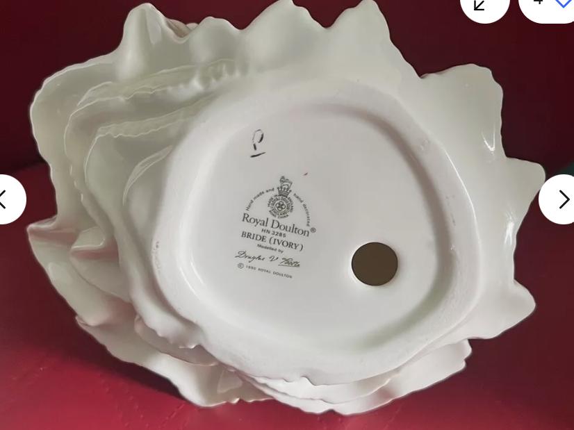 Bride HN3285 Royal Doulton Figurine  Elegant Bone China Wedding Keepsake  Vintage Collectible