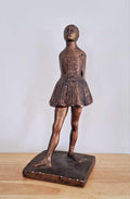 Vintage Sergey Eylanbekov Ballerina Sculpture for Alva Studios - Inspired by Edgar Degas - 16.5" Tall, Signed Alva 90