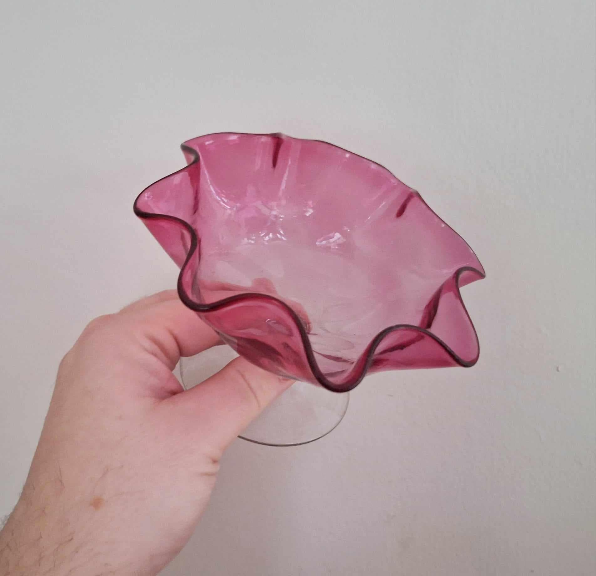 Select Your Own Ruby, Cranberry, or Green Glassware  Vintage Handcrafted Elegance  Bowls, Vases, and More