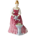 Royal Doulton Alexandra HN4928 Figurine, Petite Collection, Hand-Painted Bone China, Pretty Ladies in Pink