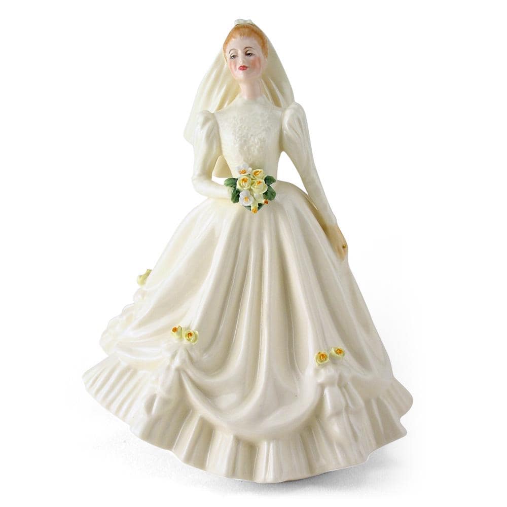 Bride HN3285 Royal Doulton Figurine  Elegant Bone China Wedding Keepsake  Vintage Collectible