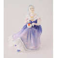 Royal Doulton “Happy Anniversary HN3097 Figurine | Pauline Parsons Design | Purple & White 19871993 Anniversaries Series Gift Collectible