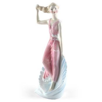 Royal Doulton “Sea Sprite HN2191 Figurine | Teenagers Series | Peggy Davies Design | Pink & Blue Dress | 19581962 Vintage Collectible