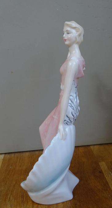 Royal Doulton “Sea Sprite HN2191 Figurine | Teenagers Series | Peggy Davies Design | Pink & Blue Dress | 19581962 Vintage Collectible