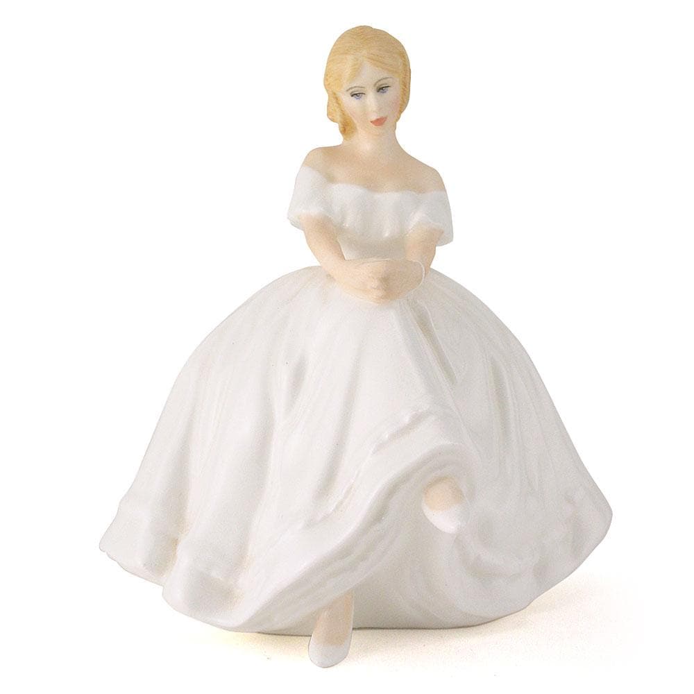 Royal Doulton “Heather HN2956 Figurine | Vanity Fair Ladies Series | Pauline Parsons Design | White Gown | 19822000 Vintage Collectible