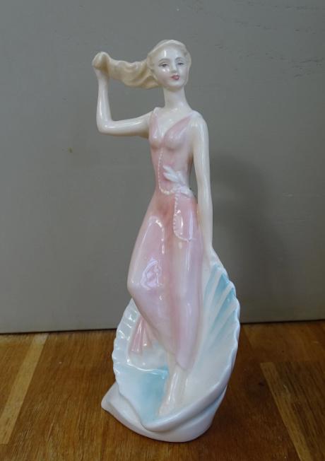 Royal Doulton “Sea Sprite HN2191 Figurine | Teenagers Series | Peggy Davies Design | Pink & Blue Dress | 19581962 Vintage Collectible